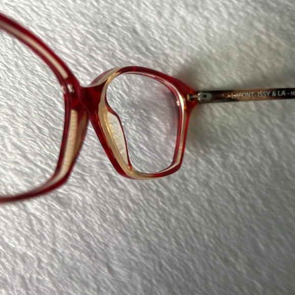 Lafont Women’s EyeGlasses - Frames Only Brillante 6060 51 Red, Brown Eye Glasses - Picture 13 of 16